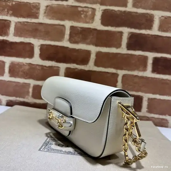 First bag ru bag-23.5*13*7cm Horsebit Gucci 1955 shoulder small 0703